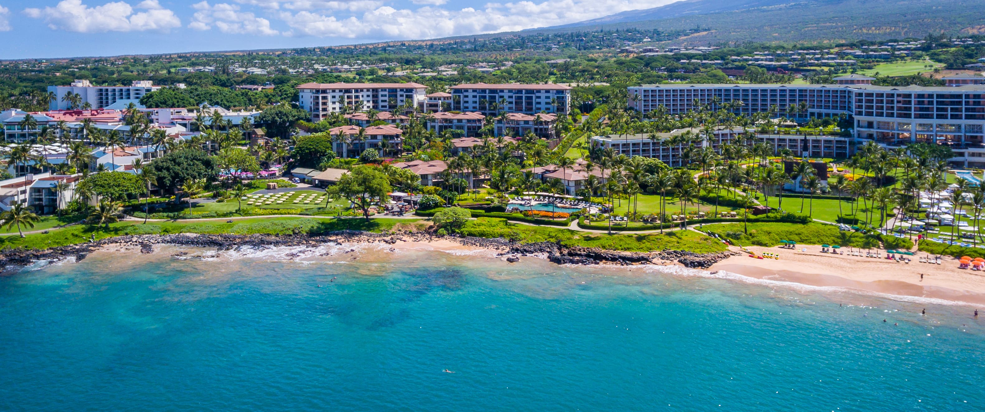 Wailea Beach Villas Aerial Banner - Maui Exclusive Real Estate