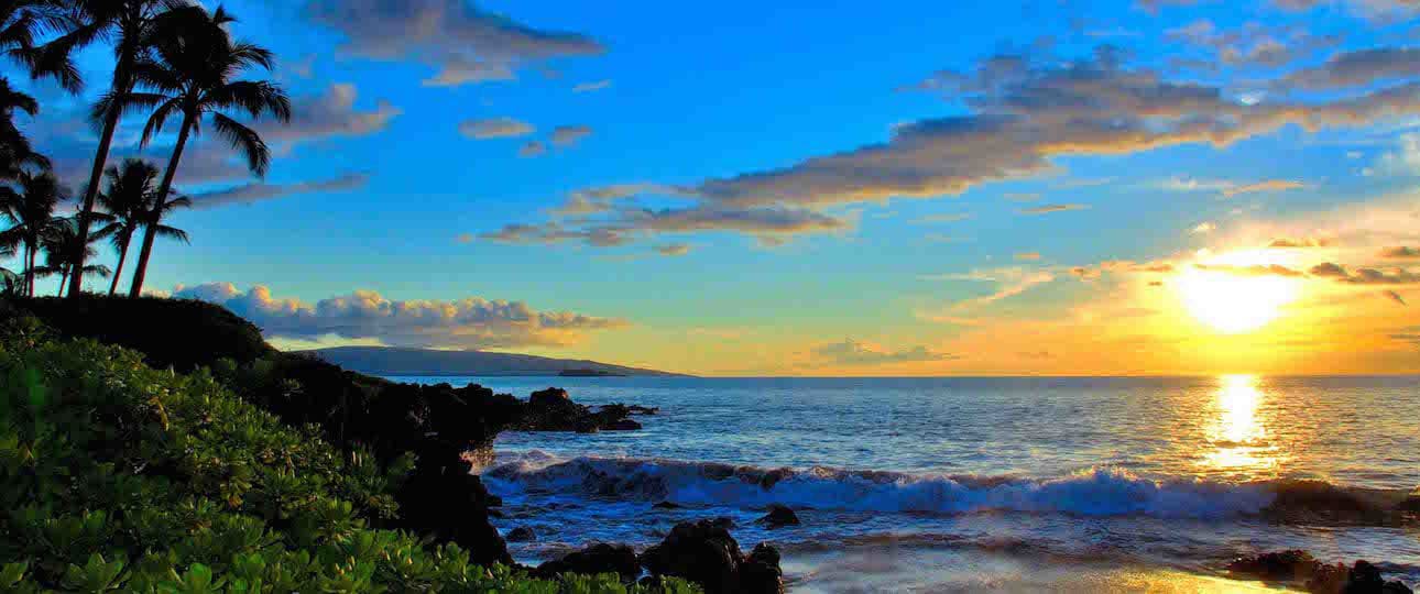 Blue Sunset Banner Copy Maui Exclusive Real Estate
