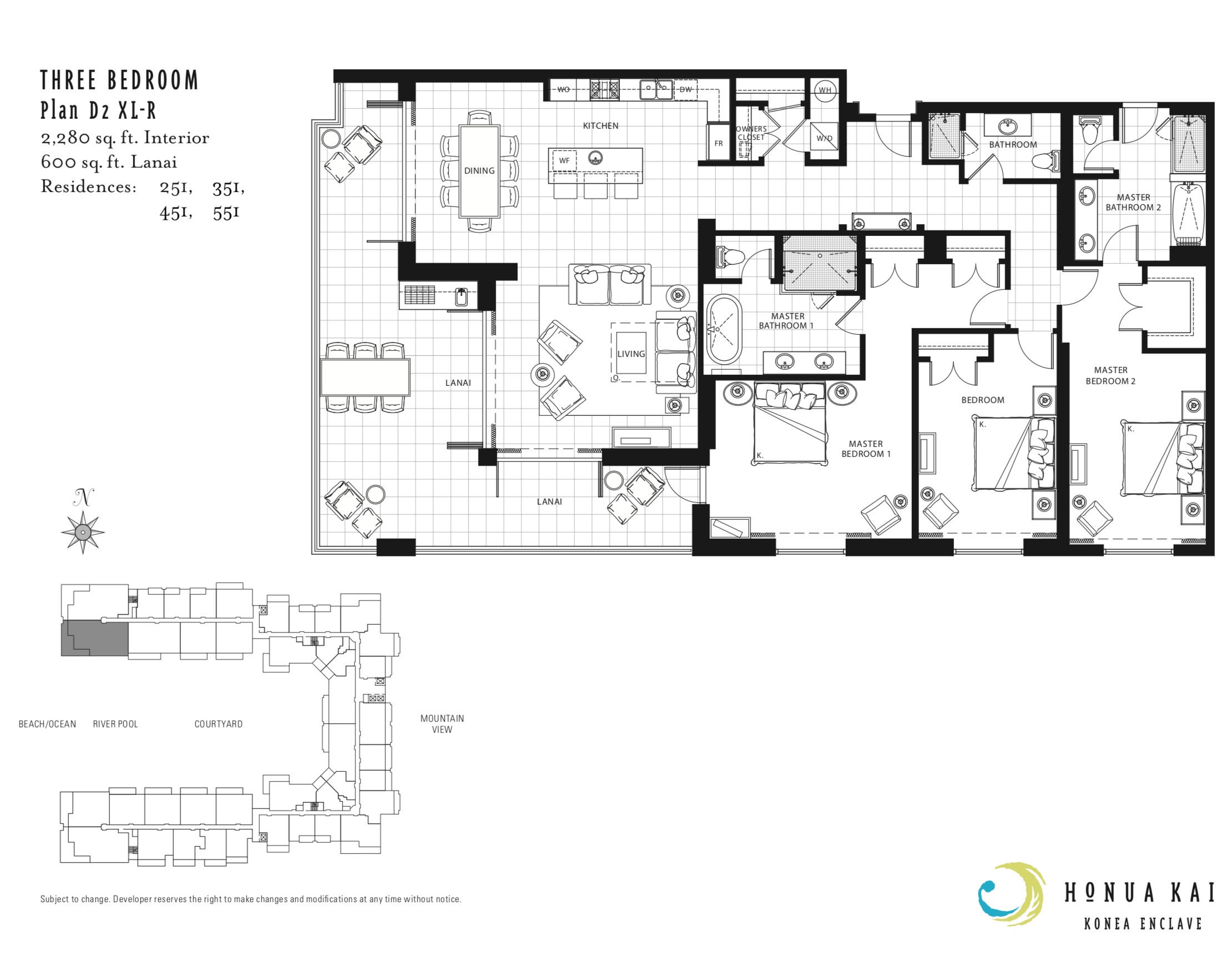 Honua Kai 3 Bedroom Floor Plan Viewfloor.co